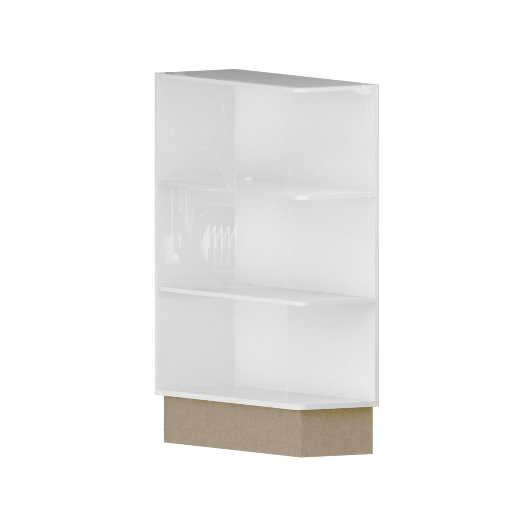 BEOS1224 Base Shelf - Lustra White Gloss