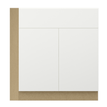 Load image into Gallery viewer, B18 Butt Door Base Cabinet - Metro White
