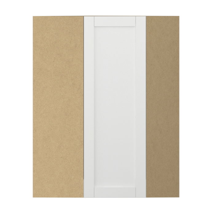 WDC2412 Diagonal Corner Cabinet - Lynmouth White