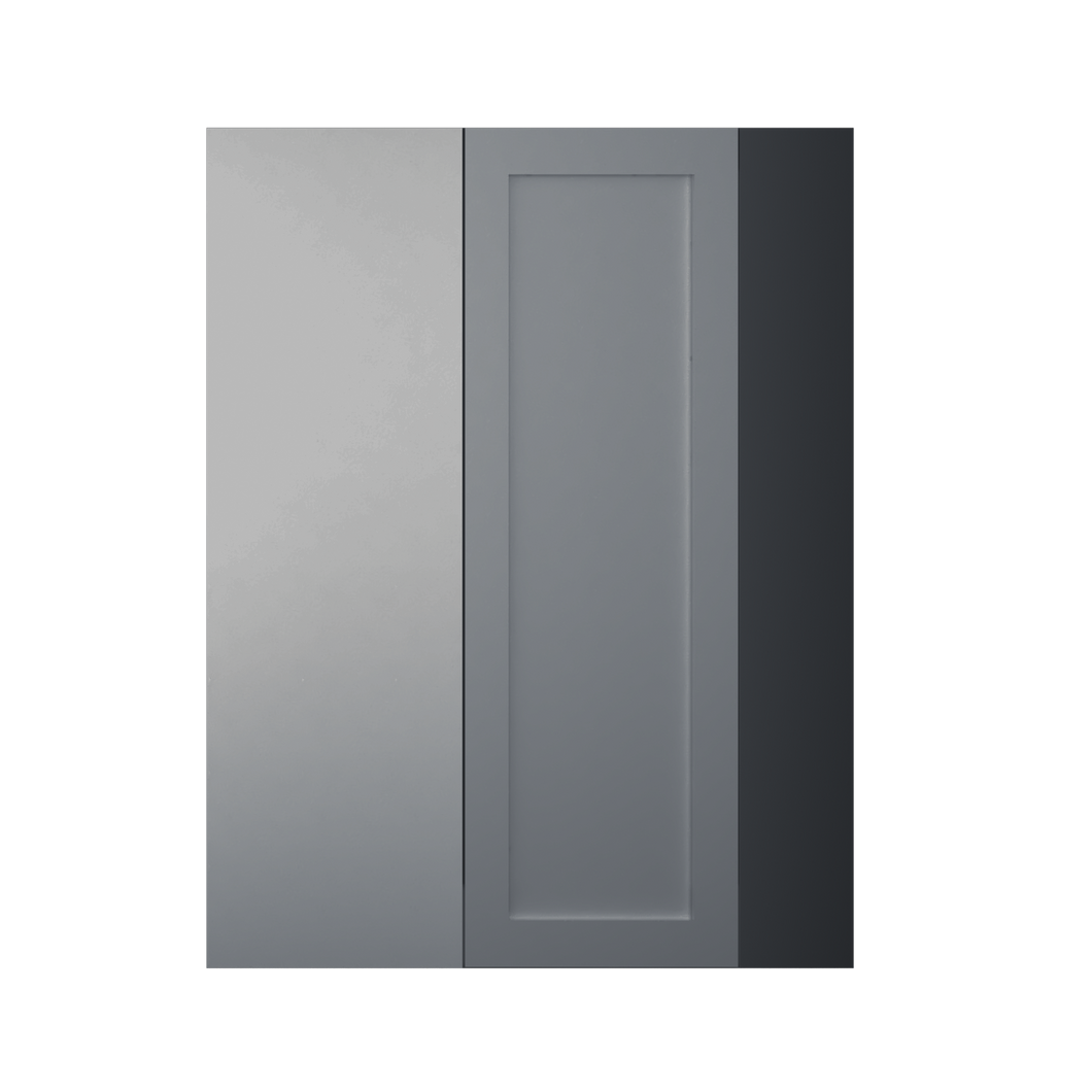 WDC2412 Diagonal Corner Cabinet - Darlington Grey Shaker