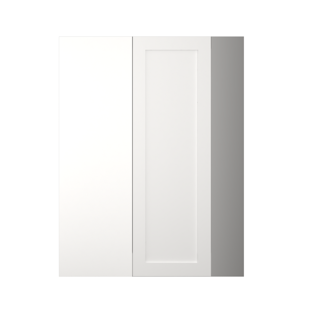 WDC2412 Diagonal Corner Cabinet - Darlington White Shaker