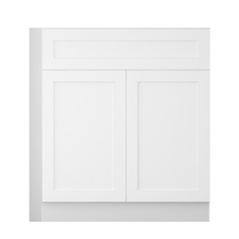 Load image into Gallery viewer, B27 Butt Door Base Cabinet - Darlington White Shaker
