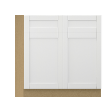 Load image into Gallery viewer, B36 Double Door Base Cabinet - Metro White
